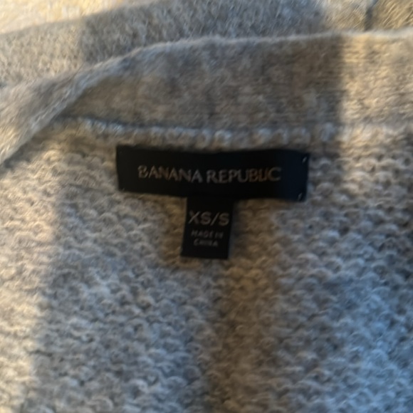 Banana Republic - Birdseye merino/wool poncho - Picture 7 of 8